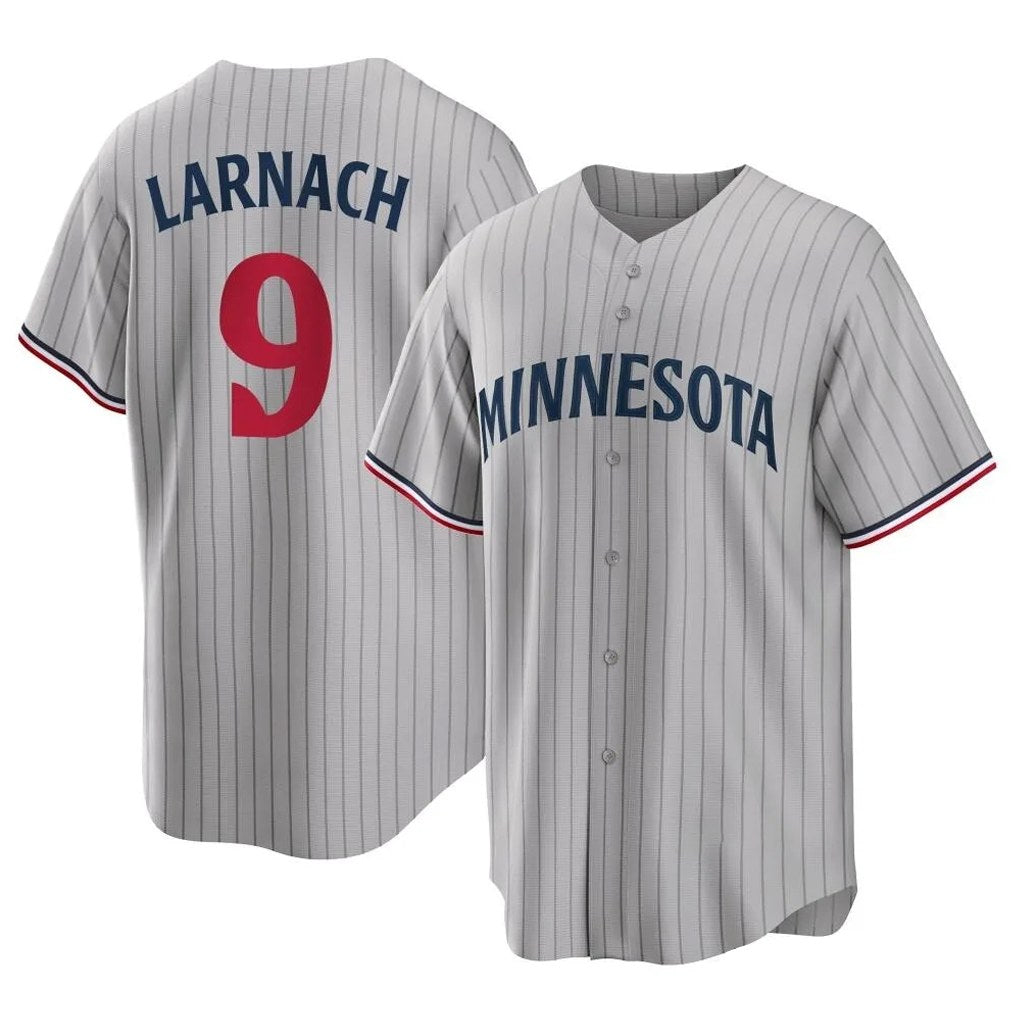Minnesota Twins #9 Trevor Larnach Player Gray CONTONGame Limited Home Stitched Jerseys