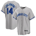 Kansas City Royals #14 Jac Caglianone Player Gray CONTON Game Home Stitched Jerseys