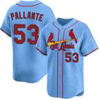 St. Louis Cardinals #53 Andre Pallante Blue CONTON Alternate Limited Stitched Jersey