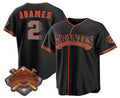 San Francisco Giants #2 Willy Adames Black CONTON 2026 Alternate Stadium Stitched Jersey