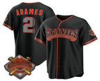 San Francisco Giants #2 Willy Adames Black CONTON 2026 Alternate Stadium Stitched Jersey
