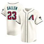 Arizona Diamondbacks #23 Zac Gallen Cream CONTON Home Limited Player Jersey