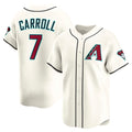 Arizona Diamondbacks #7 Corbin Carroll Cream CONTON Home Limited Player Jersey