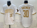 Pittsburgh Pirates #30 Paul Skenes White CONTON 2026 City Connect Stadium Stitched Jersey