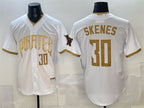 Pittsburgh Pirates #30 Paul Skenes White CONTON 2026 City Connect Stadium Stitched Jersey