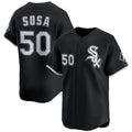 Chicago White Sox #50 Lenyn Sosa Black CONTON 2025 Alternate Limited Stitched Jersey