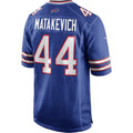 B.Bills #44 Tyler Matakevich Royal CONTON Game Player Jersey