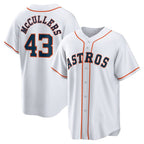 Houston Astros #43 Lance McCullers Jr. White CONTON Home Replica Jersey
