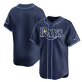 Tampa Bay Rays Blank Navy CONTON Away Limited Stitched Jersey