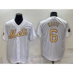 New York Mets #6 Starling Marte White CONTON 2022 All Star Stitched Cool Base Jersey