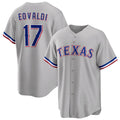 Texas Rangers #17 Nathan Eovaldi Gray CONTON Cool Base Stitched Jersey