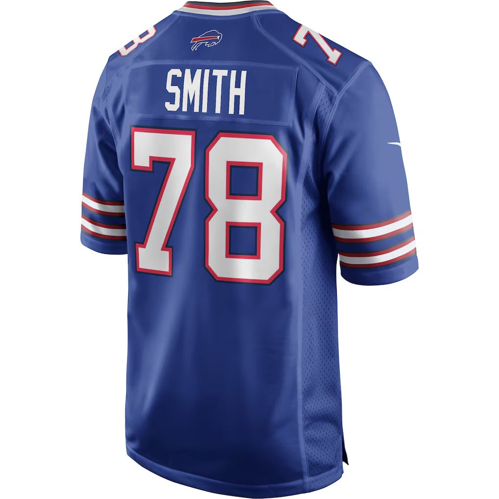 B.Bills #78 Bruce Smith Royal CONTON Game Retired Player Jersey