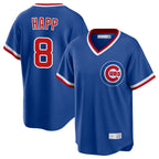 Chicago Cubs #8 Ian Happ Player Royal CONTON T-shirt Cooperstown Collection Limited Stitched Jerseys