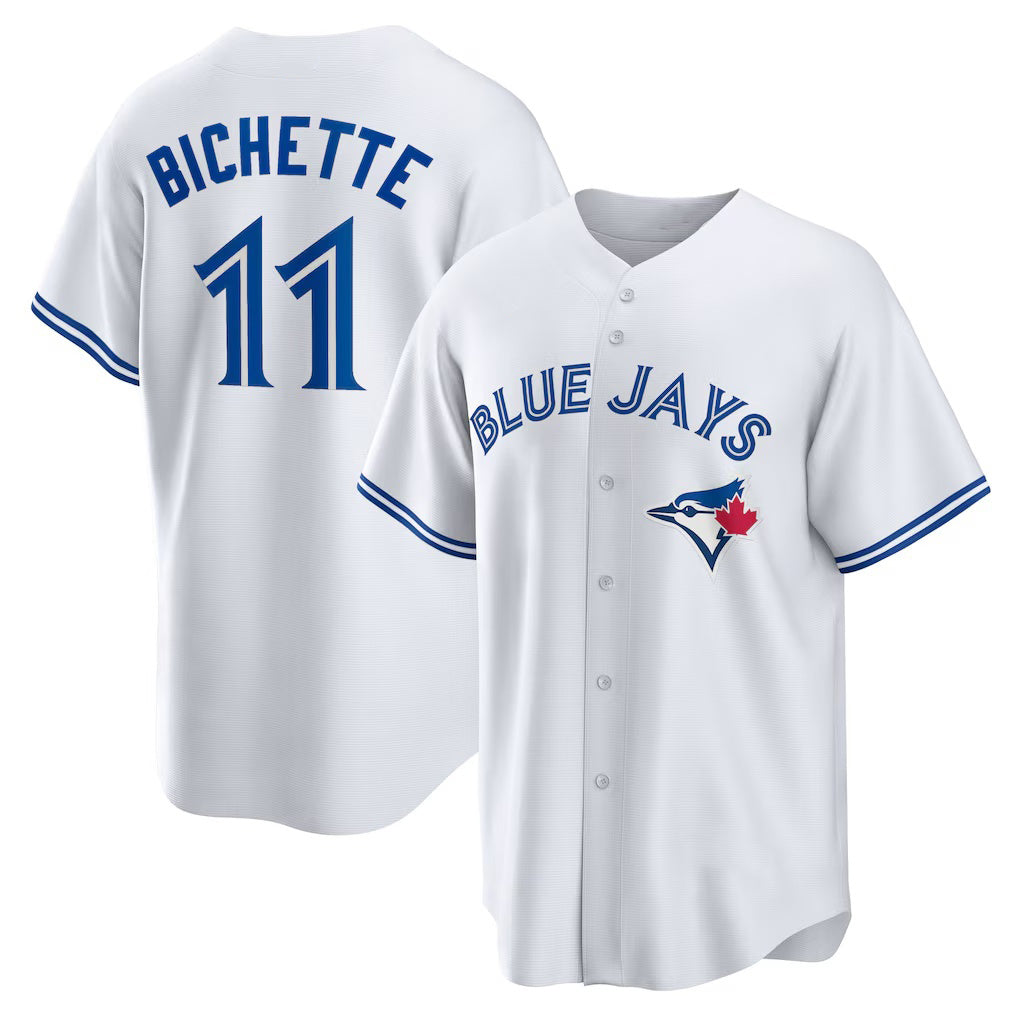 Toronto Blue Jays #11 Bo Bichette White CONTON Replica Player Jersey