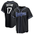 Los Angeles Dodgers #17 Shohei Ohtani 2026 Black CONTON Out Stitched Jersey