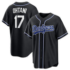 Los Angeles Dodgers #17 Shohei Ohtani 2026 Black CONTON Out Stitched Jersey