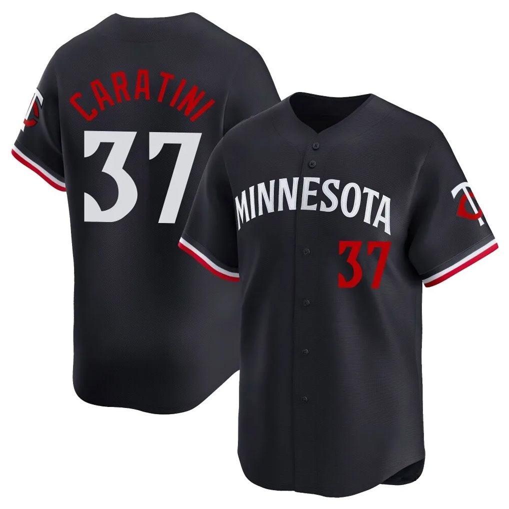 Minnesota Twins #37 Victor Caratini Player Navy CONTONHome Limited Stitched Jerseys