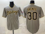 Pittsburgh Pirates #30 Paul Skenes Gray CONTON Limited Stitched Jersey