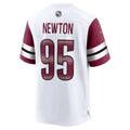 W.Commanders #95 Jer'Zhan Newton White CONTON Game Jersey