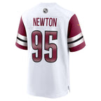 W.Commanders #95 Jer'Zhan Newton White CONTON Game Jersey