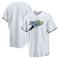 Tampa Bay Rays White CONTON Home Replica Team Jersey