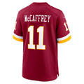 W.Commanders #11 Luke McCaffrey Burgundy CONTON Game Jersey