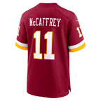 W.Commanders #11 Luke McCaffrey Burgundy CONTON Game Jersey