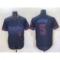 Toronto Blue Jays #5 Daulton Varsho Navy CONTON 2024 City Connect Limited Stitched Jersey