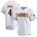 San Diego Padres #4 Blake Snell White CONTON 2024 Home Limited Stitched Jersey