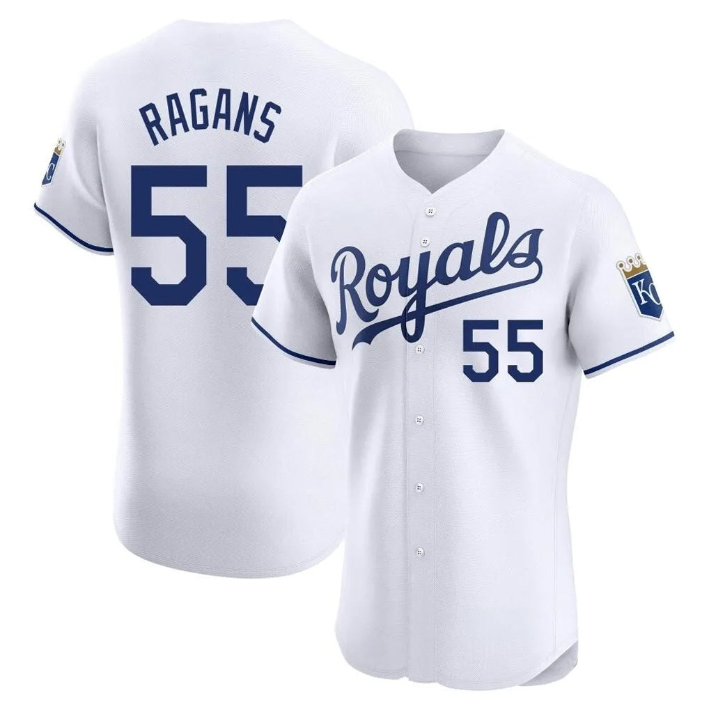 Kansas City Royals #55 Cole Ragans Player White CONTON Alt Limited Elite Home Stitched Jerseys