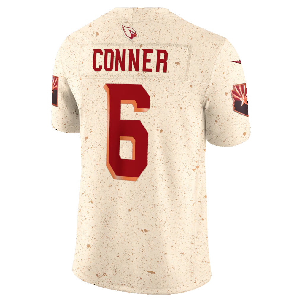 A.Cardinals #6 James Conner Natural CONTON 2025 Rivalries Collection Limited Jersey