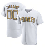 Custom San Diego Padres Active Player White CONTON 2022 All-Star Flex Base Stitched Jersey