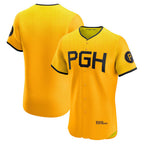 Pittsburgh Pirates Gold CONTON City Connect Elite Jersey