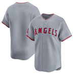 Los Angeles Angels Blank Gray CONTON Away Limited Stitched Jersey