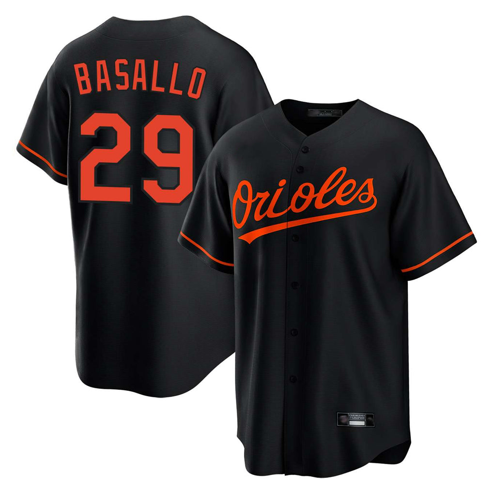 Baltimore Orioles #29 Samuel Basallo Player Black CONTON Home Game Stitched Jerseys