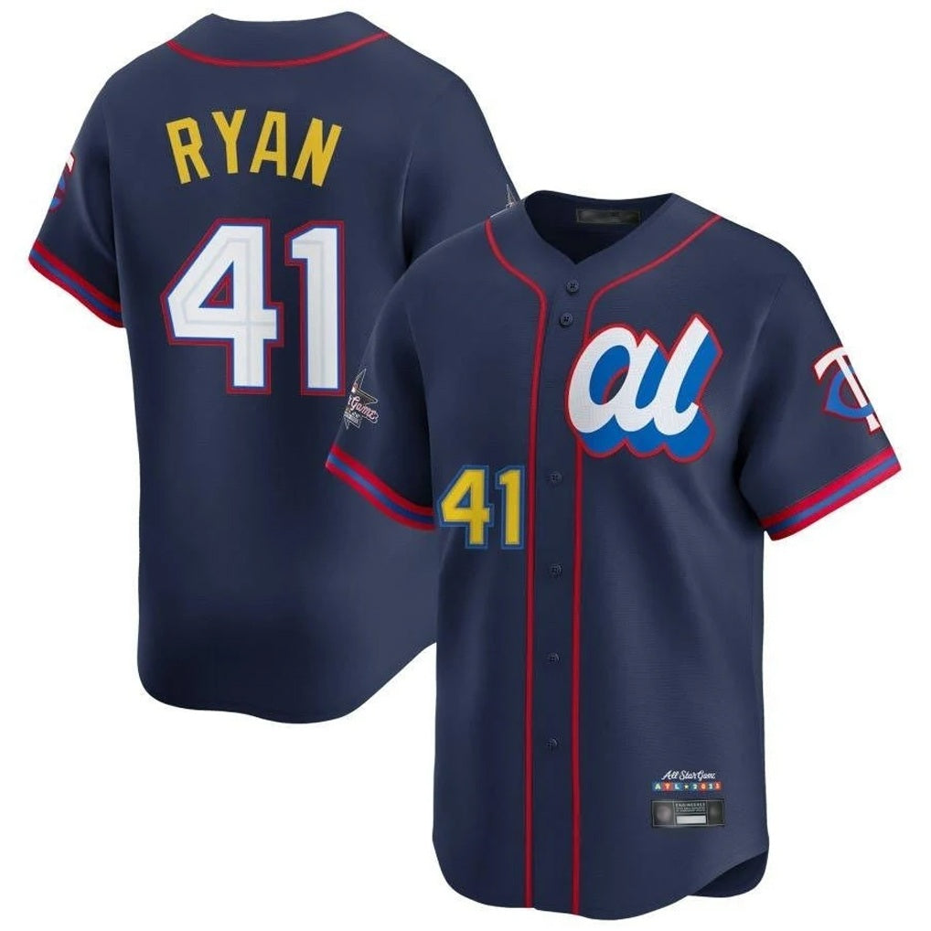 Minnesota Twins #41 Joe Ryan Player Navy CONTONAll-star Game Limited Home Stitched Jerseys