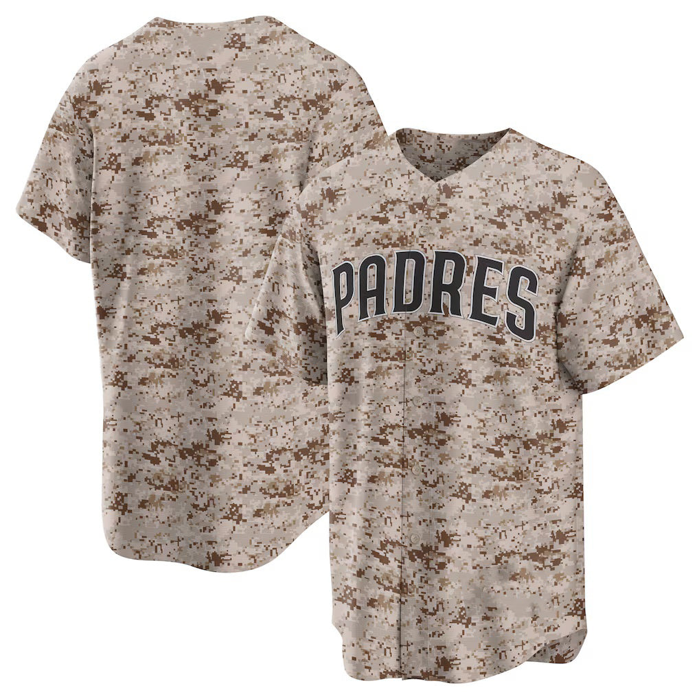 San Diego Padres Camo CONTON USMC Alternate Replica Team Jersey