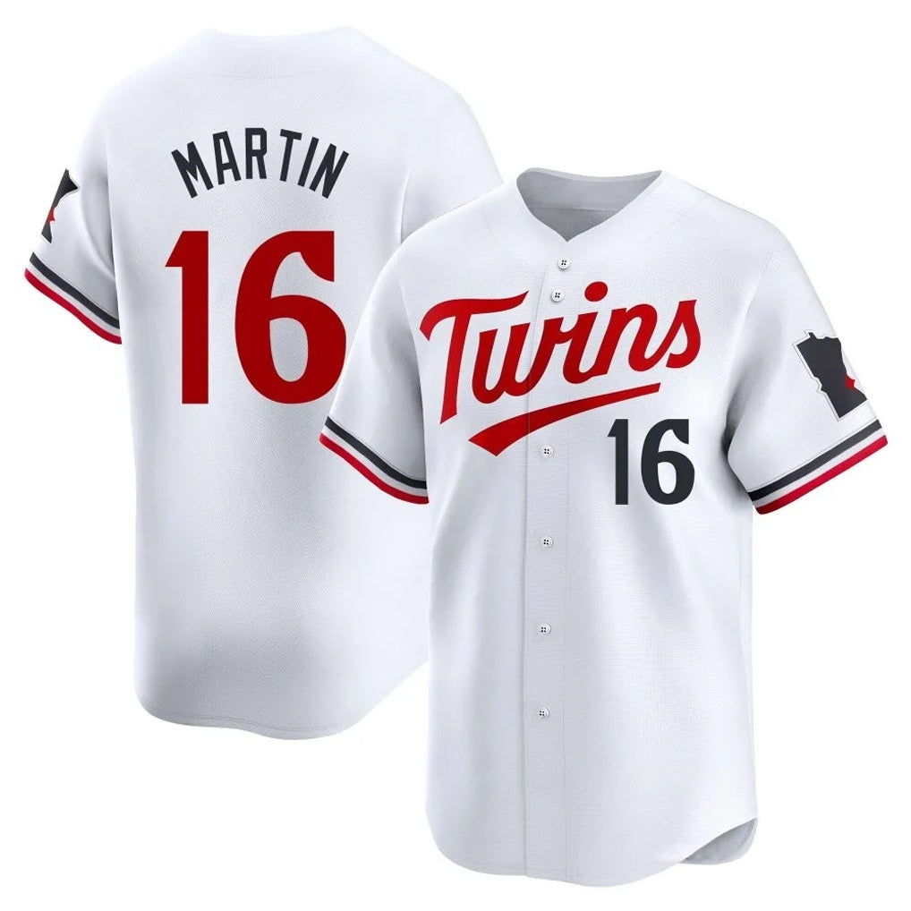 Minnesota Twins #16 Austin Martin Player White CONTONHome Limited Stitched Jerseys