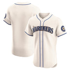 Seattle Mariners Cream CONTON Alternate Elite Jersey