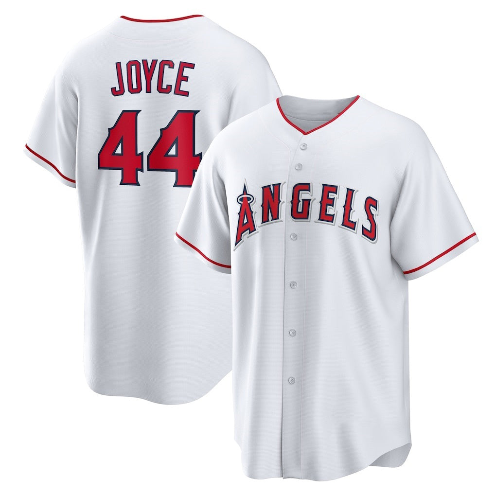Los Angeles Angels #44 Ben Joyce White CONTON Home Replica Jersey