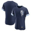 Kansas City Royals Blank Player Navy CONTON City Connect Limited Elite Home Stitched Jerseys