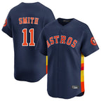 Houston Astros #11 Cam Smith Player Navy CONTON Home Limited Stitched Jerseys