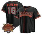 San Francisco Giants #16 Rafael Devers Black CONTON 2026 Alternate Stadium Stitched Jersey