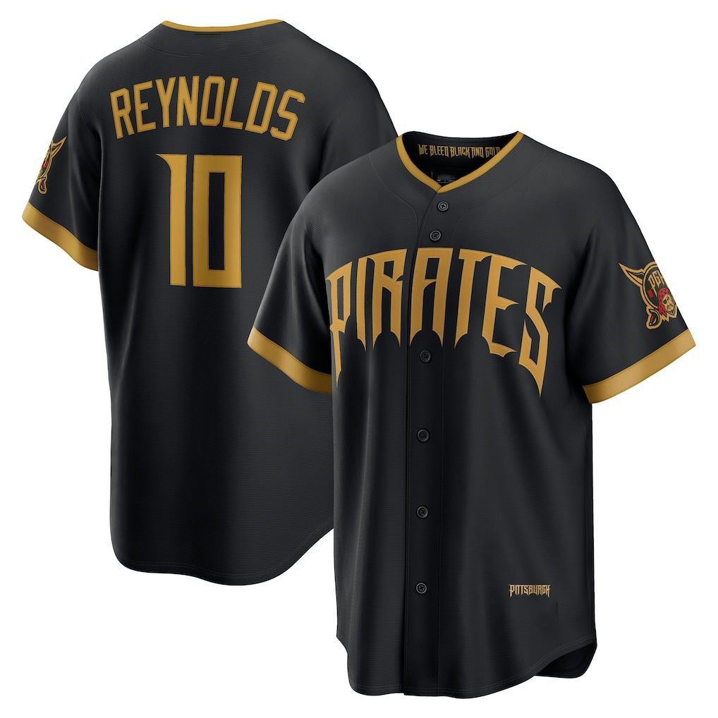 Pittsburgh Pirates #10 Bryan Reynolds Black CONTON 2026 City Connect Stadium Jersey