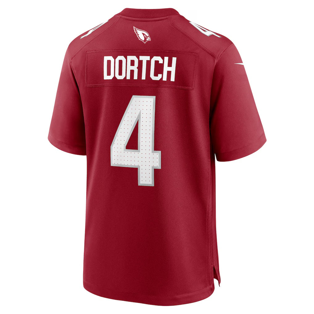 A.Cardinals #4 Greg Dortch Cardinal CONTON Team Game Jersey