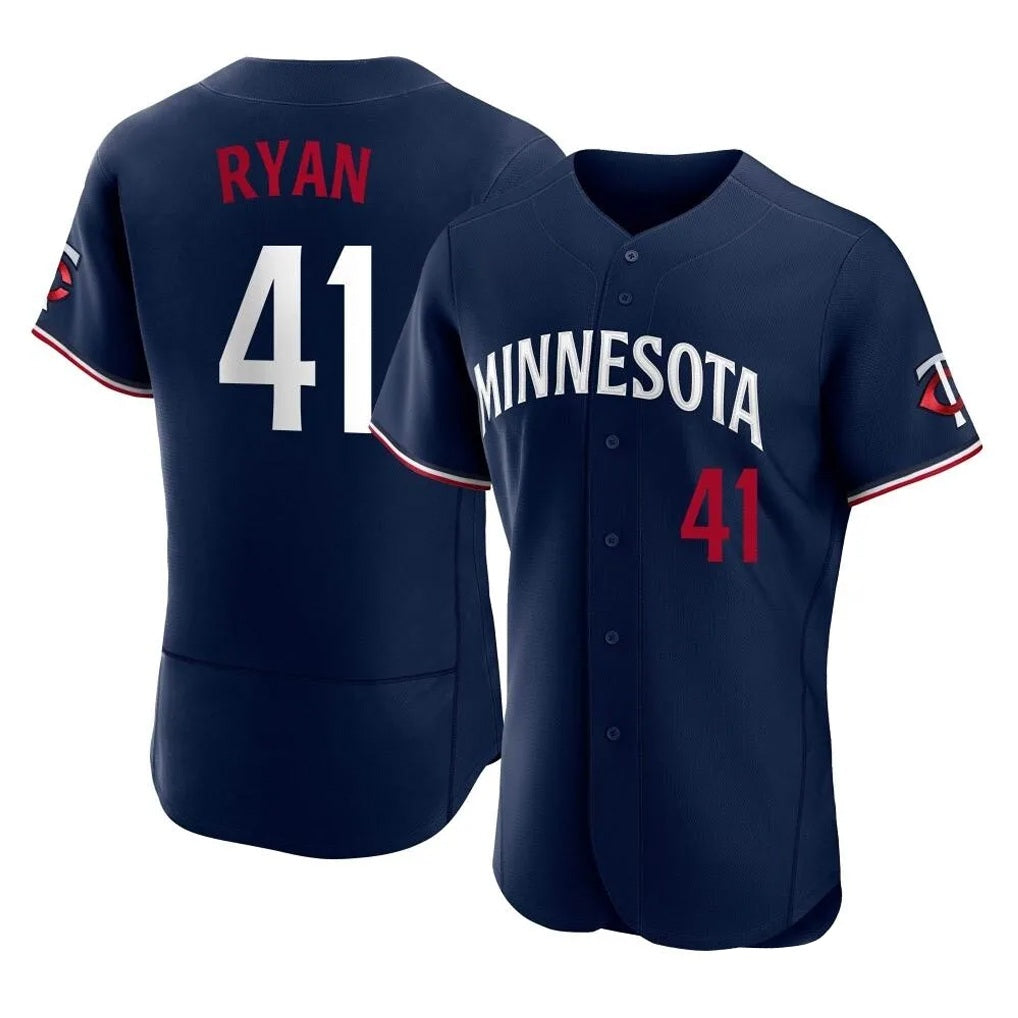 Minnesota Twins #41 Joe Ryan Player Navy CONTONReplica Home Limited Elite Stitched Jerseys