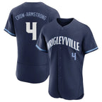 Chicago Cubs #4 Pete Crow-Armstrong Player Navy CONTON City Connect Limited Elite Home Stitched Jerseys