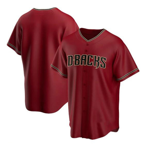 Arizona Diamondbacks Blank Red CONTON Cool Base Stitched Jersey