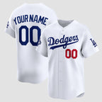 Custom Los Angeles Dodgers ACTIVE PLAYER White CONTON 2025 Champions Stitched Jersey