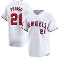 Los Angeles Angels #21 Matt Thaisse White CONTON Home Limited Stitched Jersey